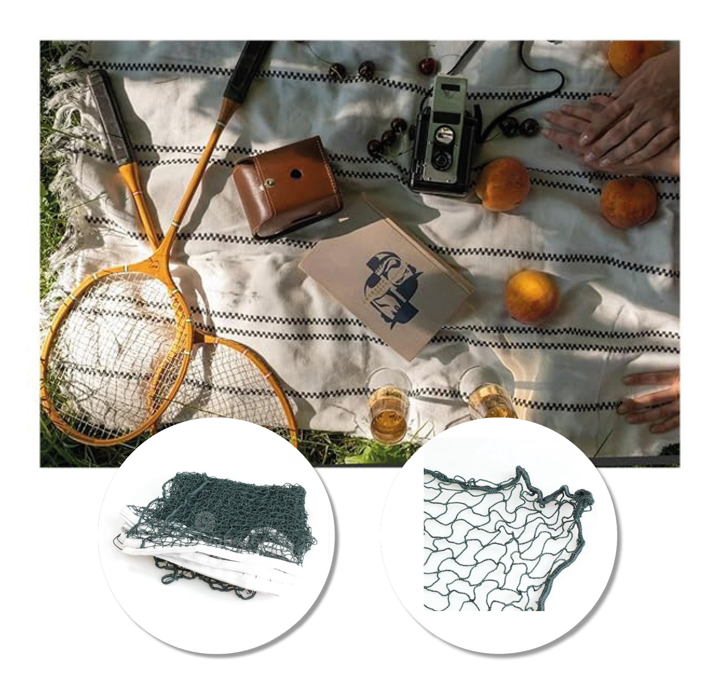 jedinstvena mreža za badminton